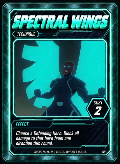 Spectral Wings technique card