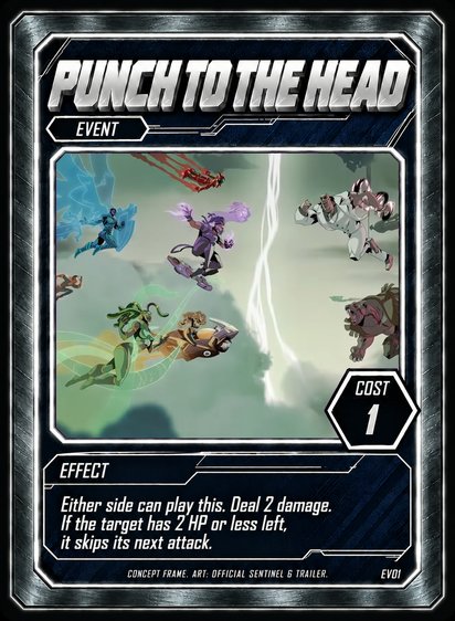 Punch to the Head event card